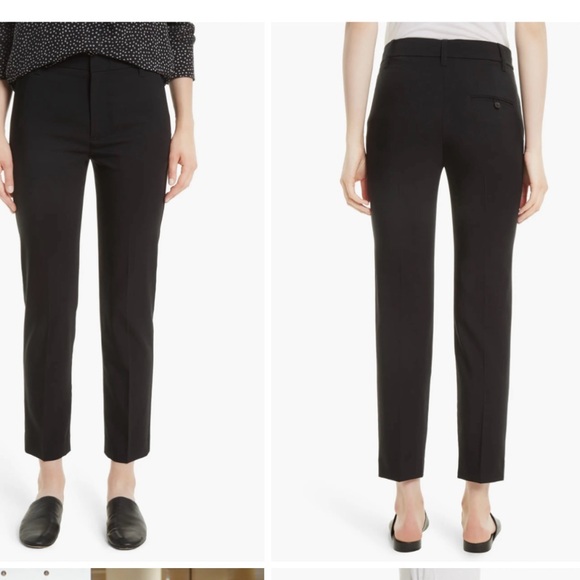 Vince Wool Classic Pants 4 Dark Navy Coastal EUC - Picture 1 of 7